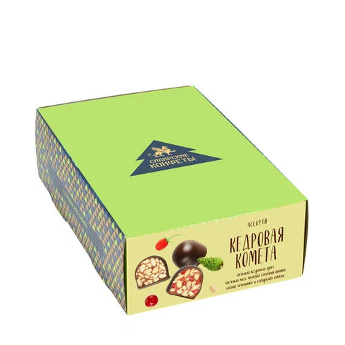  Кедровая комета Ассорти (9429) (классика, клюква, шишка, земляника), 540г   в Краснокаменске