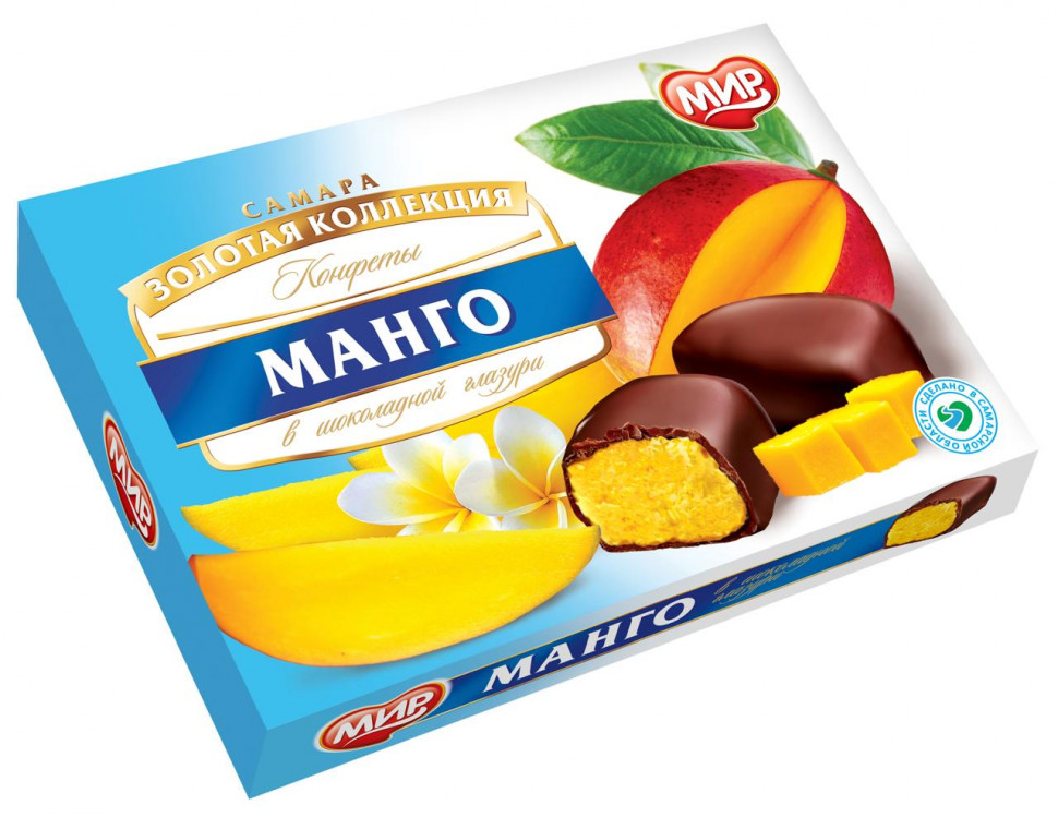  КФ МИР Манго-Кокос в шоколадной глазури 160г  в Краснокаменске