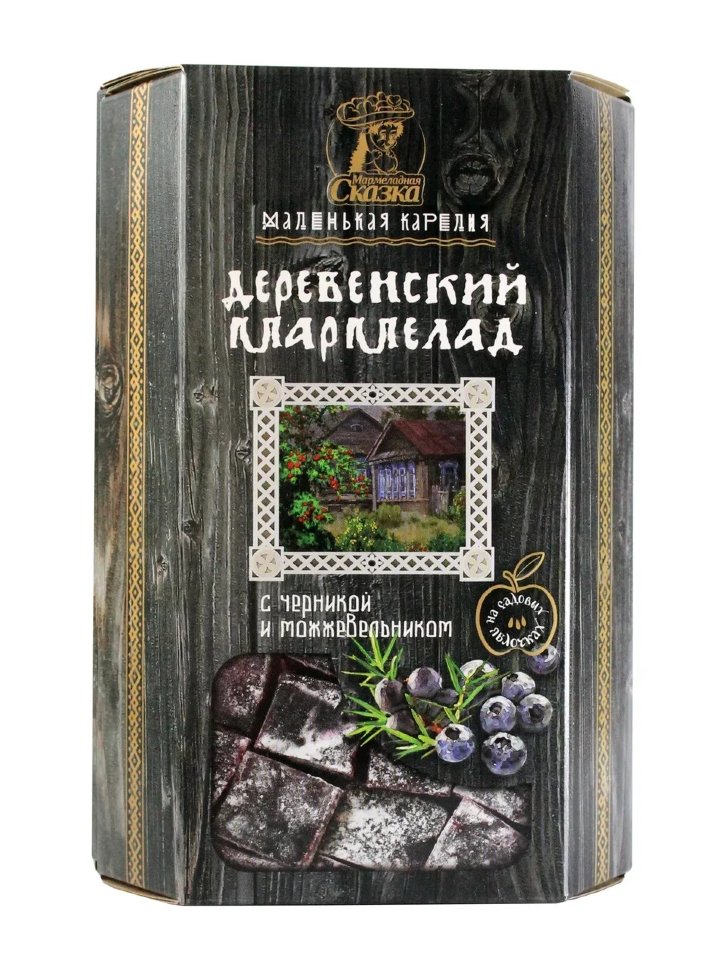 Мармелад деревенский "С черникой и можжевельником" 300г в Краснокаменске