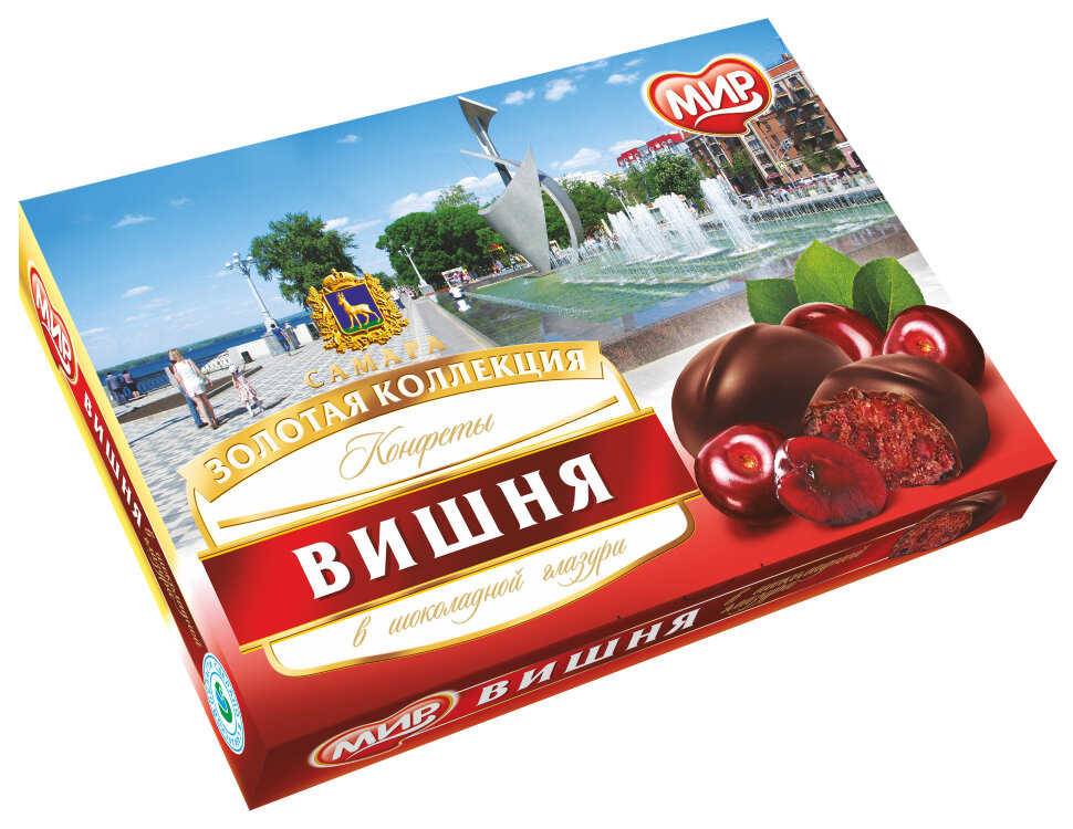  КФ МИР Вишня в шоколадной глазури 160г в Краснокаменске