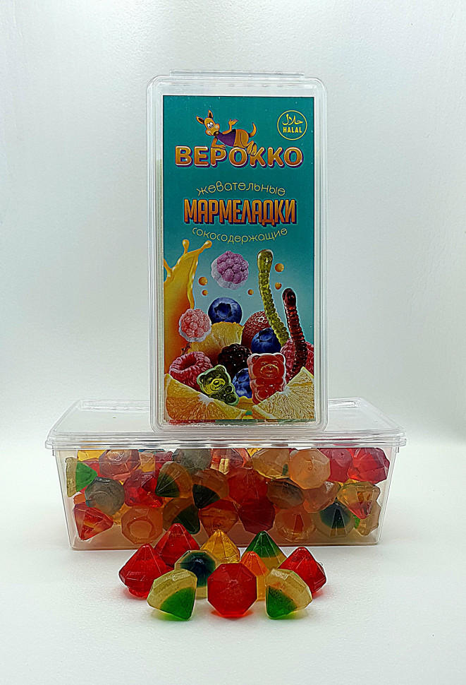  Жевательный мармелад Самоцветы, 250г      в Краснокаменске