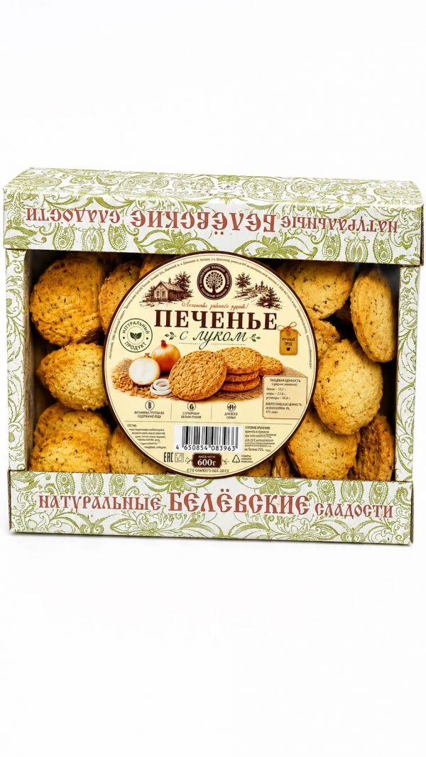№1  Печенье с луком 600г в Краснокаменске